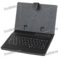 Kožený obal pre tablety 7"-8" s klávesnicou QWERTY